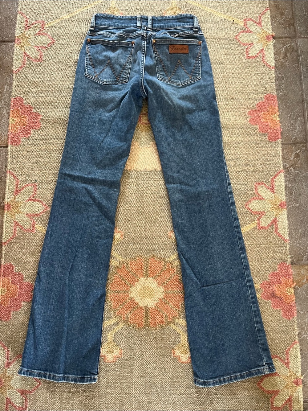 Wrangler Women's Boot Cut Jeans - Blue Denim